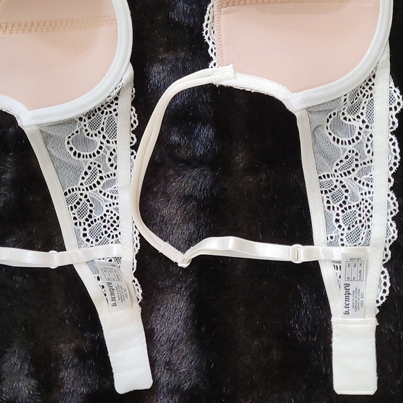 WACOAL | B.tempt'd Lacy Underwire Bra Bundle - White - 32C - Picture 5 of 9